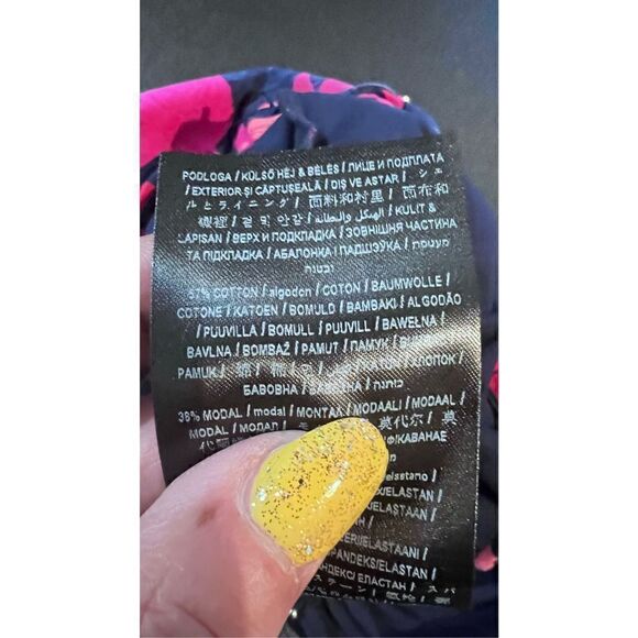 GUESS FLORAL NIRVANA PRINT FUCHSIA NOURA DRESS SZ M P1-19 NEW - Picture 15 of 15